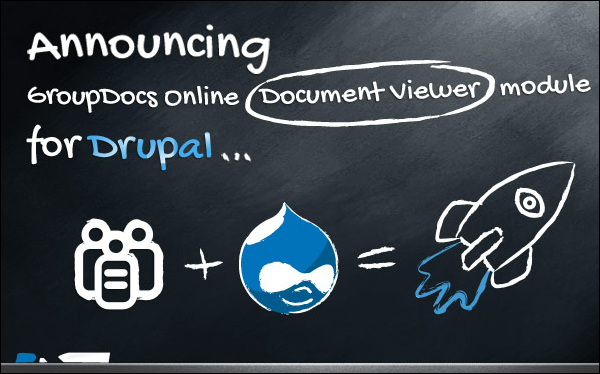GroupDocs document viewer module for Drupal