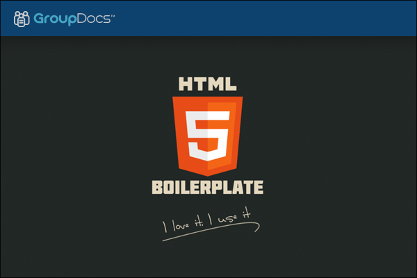 HTML5 Boilerplate Template