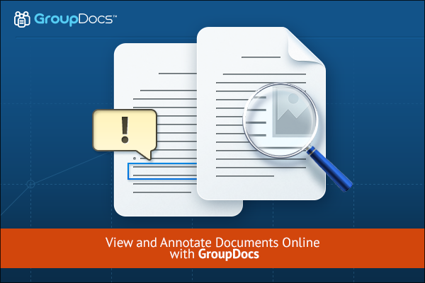 View and Annotate Documents Online with GroupDocs
